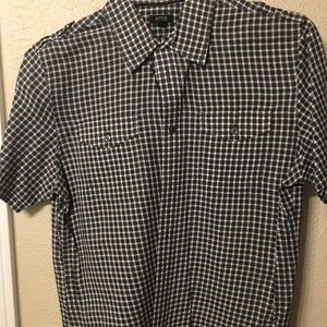 mens short sleeved button down